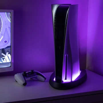 ПОДСТАВКА ДЛЯ PLAYSTATION 5, ДОК-СТАНЦИЯ, ПОДСТАВКА С LED-подсветкой