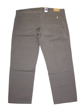 8XL DUŻE SPODNIE BRĄZ CIENKIE OLD STAR PAS 136CM