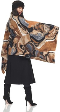 ПОВЯЗКА НА ГОЛОВУ ЖЕНСКАЯ ЧЕРНАЯ, теплая ТРИКОТАЖНАЯ ткань с узлом спереди.