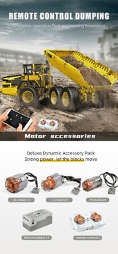 Mold king Technic RC Самосвал Модель Строительные блоки Игрушка