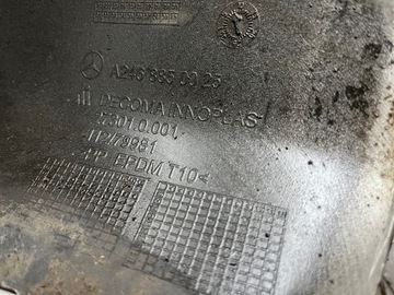 MERCEDES B W246 NÁRAZNÍKU ZADNÍ BARVA 761 A2468850025
