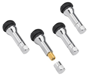 Zawory Chromowane do Felg Kół 4 szt TR414 – Tuning