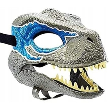 DUŻY MASK DINO Z RUCHOMĄ SZCZĘKĄ HALLOWEEN IM