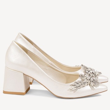 ТУФЛИ BRILU WEDDING PEARL С ДЕКОРАЦИЕЙ Слоновой кости 38