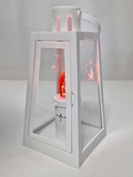 Фонарь с ручкой Садовый фонарь Пустой открывающийся декоративный белый