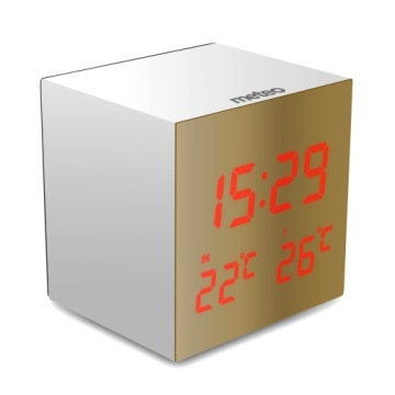 БУДИЛЬНИК METEO SP28 С ИЗМЕРЕНИЕМ ТЕМПЕРАТУРЫ