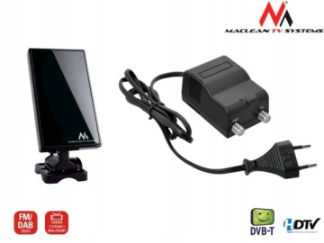 САМАЯ МОЩНАЯ ПАНЕЛЬНАЯ DVB-T АНТЕННА 100dBuV FULLHD MACLEAN MCTV-970 ЧЕРНАЯ
