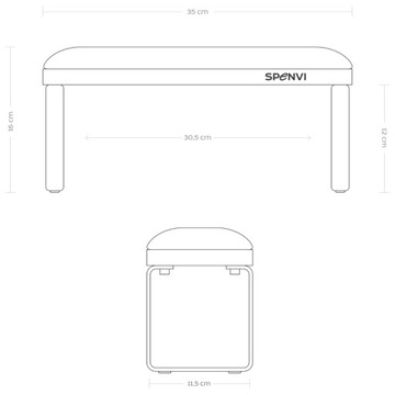 Подставка для рук для маникюра Loft Mint