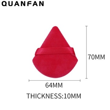 Треугольная пудра, моющаяся пуховка для макияжа.