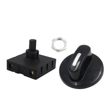 Przełącznik obrotowy wentylatora 2x4. Pozycja przełącznika obrotowego