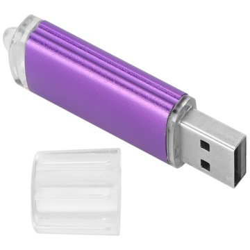 USB-накопитель в прозрачном корпусе фиолетовый портативная память 8 ГБ
