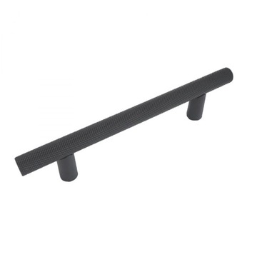 Uchwyt relingowy prążkowany 480/530mm czarny mat