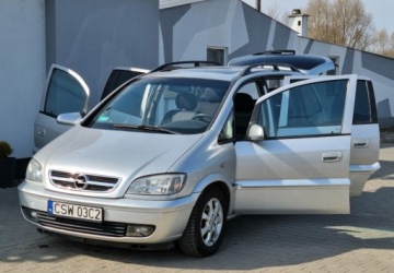 Opel Zafira A 1.6 16V 101KM 2004 Opel Zafira 1,6 Benzyna Klima 7-osob 1.6 Benzyna 100KM, zdjęcie 7