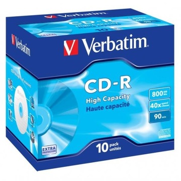 Verbatim CD-R, 43428, DataLife, упаковка из 10 шт., 800 МБ, Ex