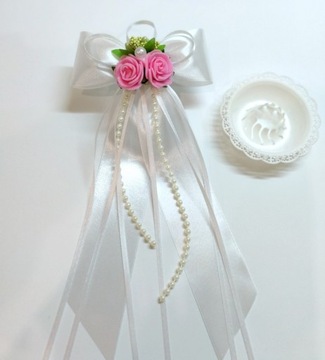 украшение свечей, ерш, бантик, свободный капельник