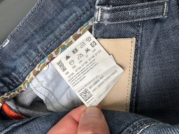 Hugo Boss W27 L34 vintage proste spodnie jeansowe damskie