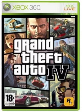 GRA GRAND THEFT AUTO IV XBOX 360 / GTA 4 X-360 /