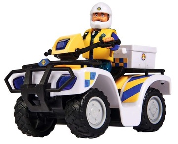 Simba 109251093 Fireman Sam Police Quad with Malcolm Figure, with Accessori