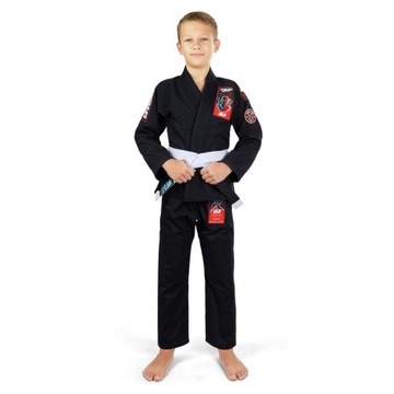Karatega GI do BJJ dla dzieci Ninja Czarne K0 Ground Game Ground Game