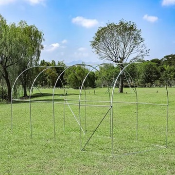 ФОЛЬГА ТУННЕЛЬ САДОВАЯ ПАЛАТКА ТЕПЛИЧНАЯ ФОЛЬГА 10М2 140г/м2 4х2,5х2м