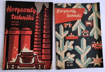 2x HORYZONTY TECHNIKI 1960 7 12