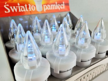 СВЕТОДИОДНЫЕ ВСТАВКИ ДЛЯ СВЕЧЕЙ ЭЛЕКТРИЧЕСКАЯ ВСТАВКА С АККУМУЛЯТОРОМ+ 2xR6 БЕЛЫЕ