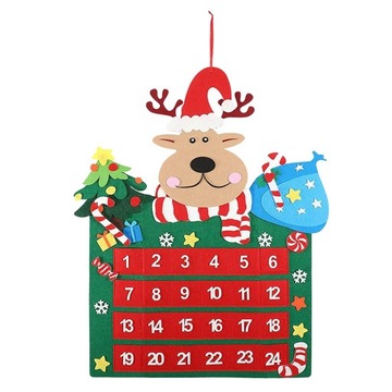 Advent Calendar Christmas counting Calendar Deer