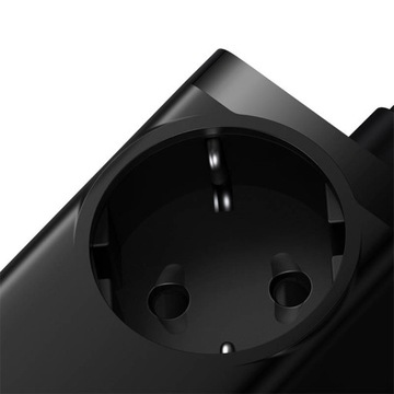 BASEUS SZYBKA ŁADOWARKA USB LISTWA ZASILAJĄCA ZASILACZ USB-A USB-C AC 65W