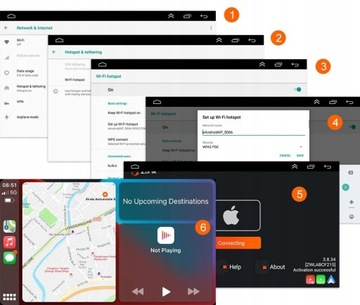 РАДИО 2DIN ANDROID VW GOLF V VI DSP CARPLAY 8 ГБ