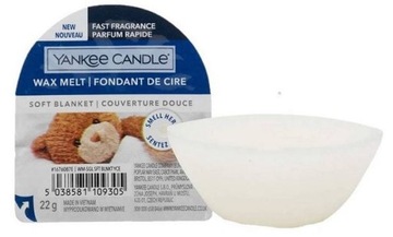 Wosk zapachowy Yankee Candle SOFT BLANKET koc czas palenia do 10h