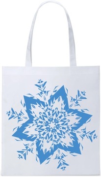 EKO TORBA ZAKUPY PREZENT ŚWIĄTECZNA ŚNIEŻYNKA