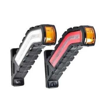 Lampa obrysowa LED 12-24V tył przód IP68 dynamiczny kierunkowskaz 2szt