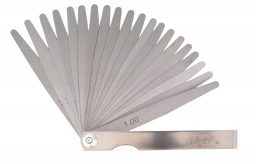 ПЛАСТИНОЧНЫЙ ЩУП 100 мм 20 НАКОНЕЧНИКОВ 0,05-1