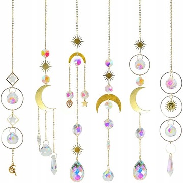 ŁAPACZ SŁOŃCA DREAMCATCHER KRYSZTAŁOWE WISIOREK