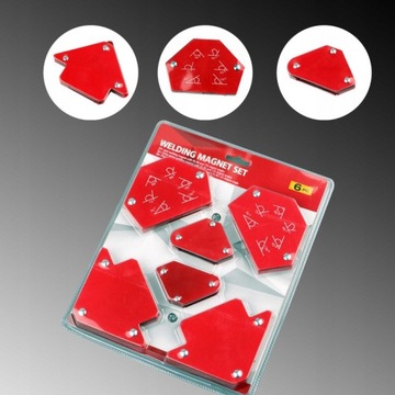 МАГНИТНЫЙ СВАРОЧНЫЙ ДЕРЖАТЕЛЬ УГЛОВОЙ КРОНШТЕЙН НАБОР ДЛЯ СВАРКИ МАГНИТ 6 EL