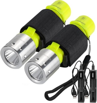 Latarka LED Wodoodporna 1000lm IPX8 3 tryby 1szt