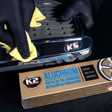 K2 Aluchom 120 G очищает и полирует