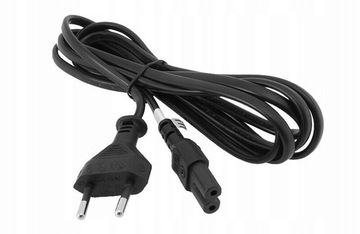 Kabel zasilający 2PIN radiowy ósemka 200cm