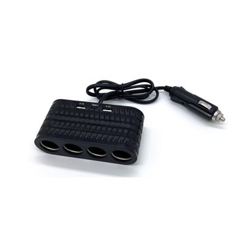 РАЗДЕЛИТЕЛЬ ЗАЖИГАЛКИ 4X 120 Вт USB