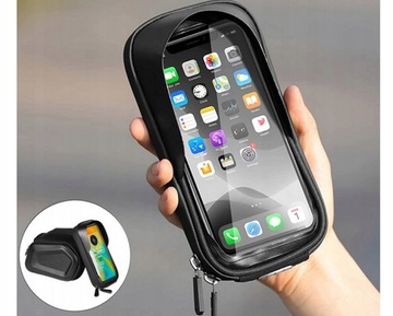 ВОДОНЕПРОНИЦАЕМАЯ ВЕЛОСИПЕДНАЯ СУМКА ДЛЯ РАМЫ ВЕЛОСИПЕДНЫЙ ЧЕХОЛ ДЕРЖАТЕЛЬ ДЛЯ ТЕЛЕФОНА 7 ДЮЙМОВ