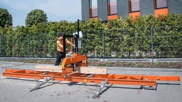 Trak Taśmowy elektryczny Wood Mizer LT15 START piła taśmowa pozioma traczek
