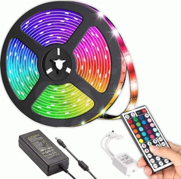 Taśma LED RGB 5050 4,5M Wodoodporna Pilot Zestaw