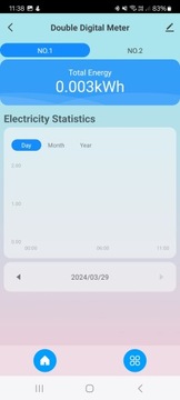 СЧЕТЧИК ЭНЕРГОПОТРЕБЛЕНИЯ WIFI TUYA СЧЕТЧИК НАПРЯЖЕНИЯ 2 ТРАНСФОРМАТОРА 80А ПЕТЛЯ