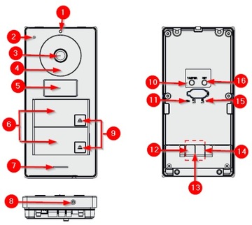 ДВУХСЕМЕЙНЫЙ ВИДЕОДОМФОН ВОРОТА КАЛИТКА RFID WiFi КЛЮЧИ КЛЮЧИ ПРИЛОЖЕНИЕ ИНТЕРКОМ-ТЕЛЕФОН