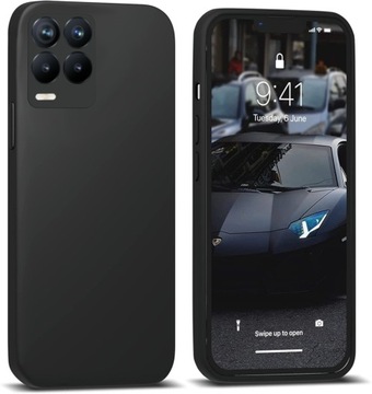 ETUI DO REALME 8/ 8 PRO SILIKONOWE CASE + SZKŁO