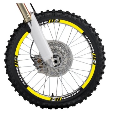 BLACKBIRD KOMPLET NAKLEJEK NA FELGI (RACING) ŻÓŁTY