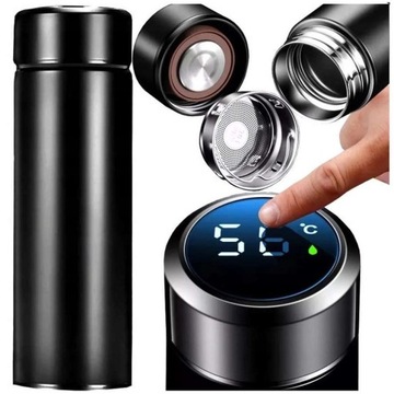 SMART KUBEK TERMICZNY TERMOS BIDON LED 500ML