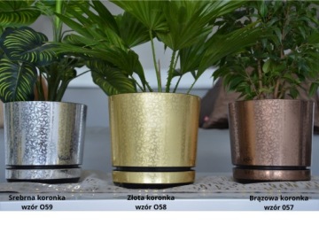 Выкройка вазона GOLD LACE 21 кружевной мотив