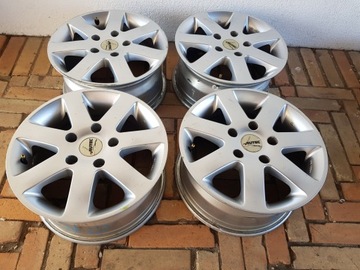 4× DISK HLINÍK AUTEC 7.0" X 15" 5X120 ET 38