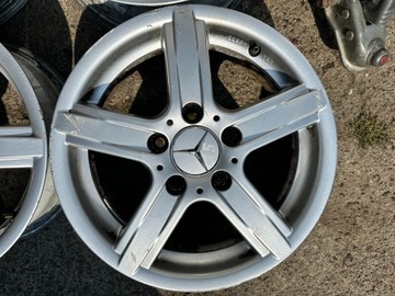 MERCEDES A TŘÍDA W169 B W245 RÁFKY HLINÍK 15 PALCŮ KOMPLET 4 KUSY